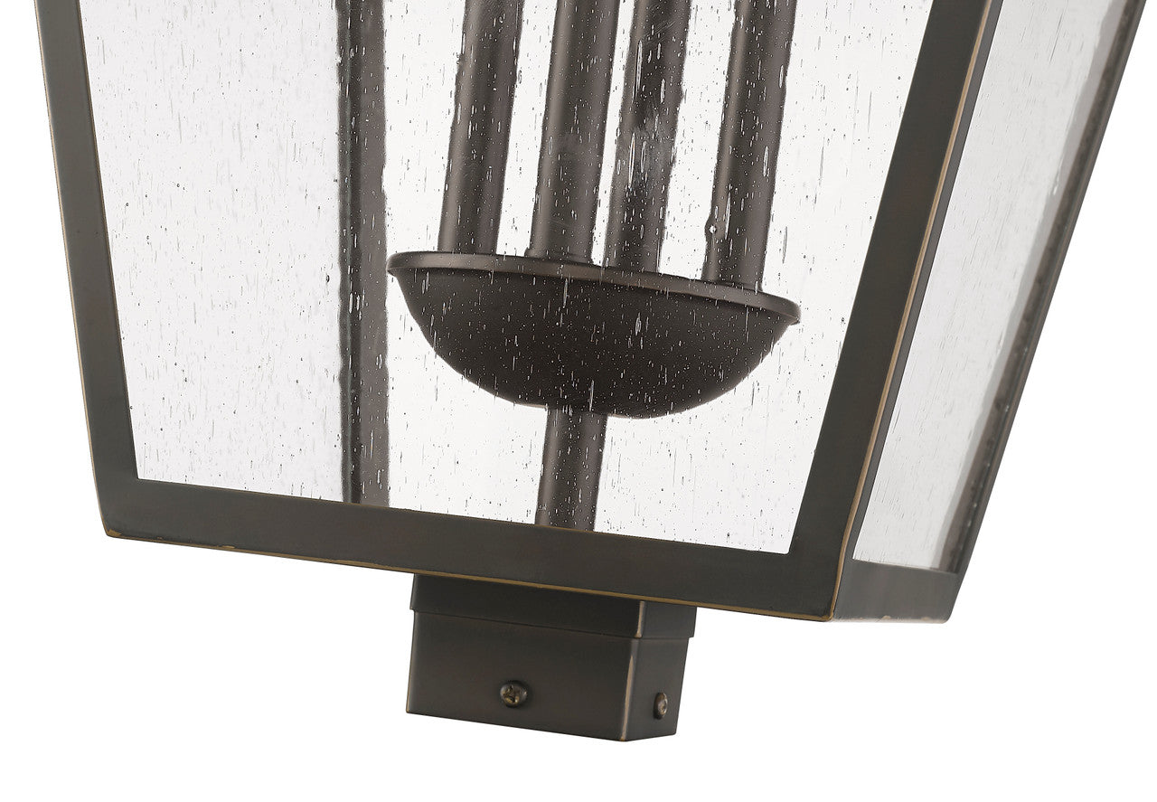 Z-Lite Talbot 4 Light Outdoor Post Mount Fixture in Oil Rubbed Bronze 579PHXLXS-ORB