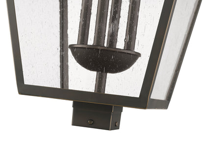 Z-Lite Talbot 4 Light Outdoor Post Mount Fixture in Oil Rubbed Bronze 579PHXLXS-ORB