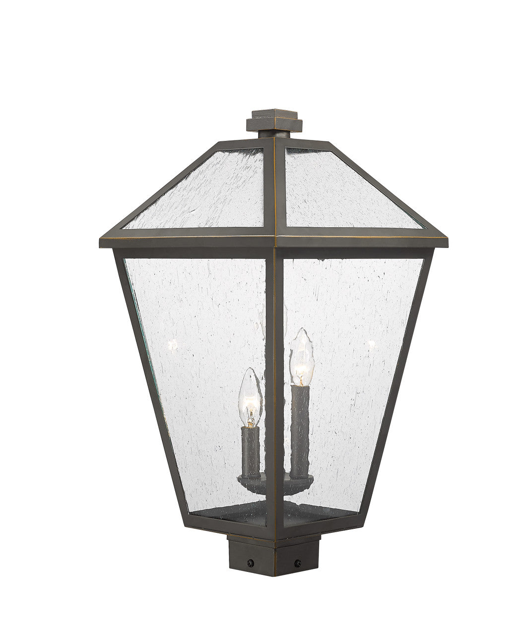 Z-Lite Talbot 3 Light Outdoor Post Mount Fixture in Oil Rubbed Bronze 579PHXLS-ORB