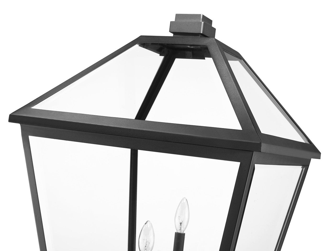 Z-Lite Talbot 4 Light Outdoor Post Mounted Fixture in Black 579PHXLXS-536P-BK