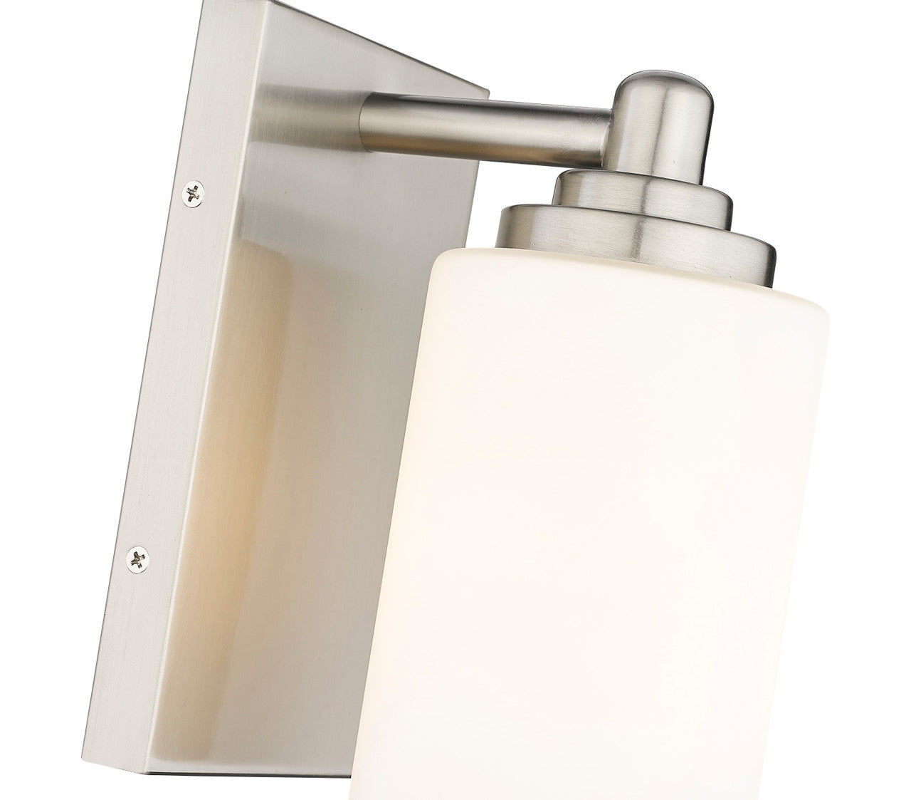 Z-Lite Soledad 1 Light Wall Sconce in Brushed Nickel 485-1S-BN