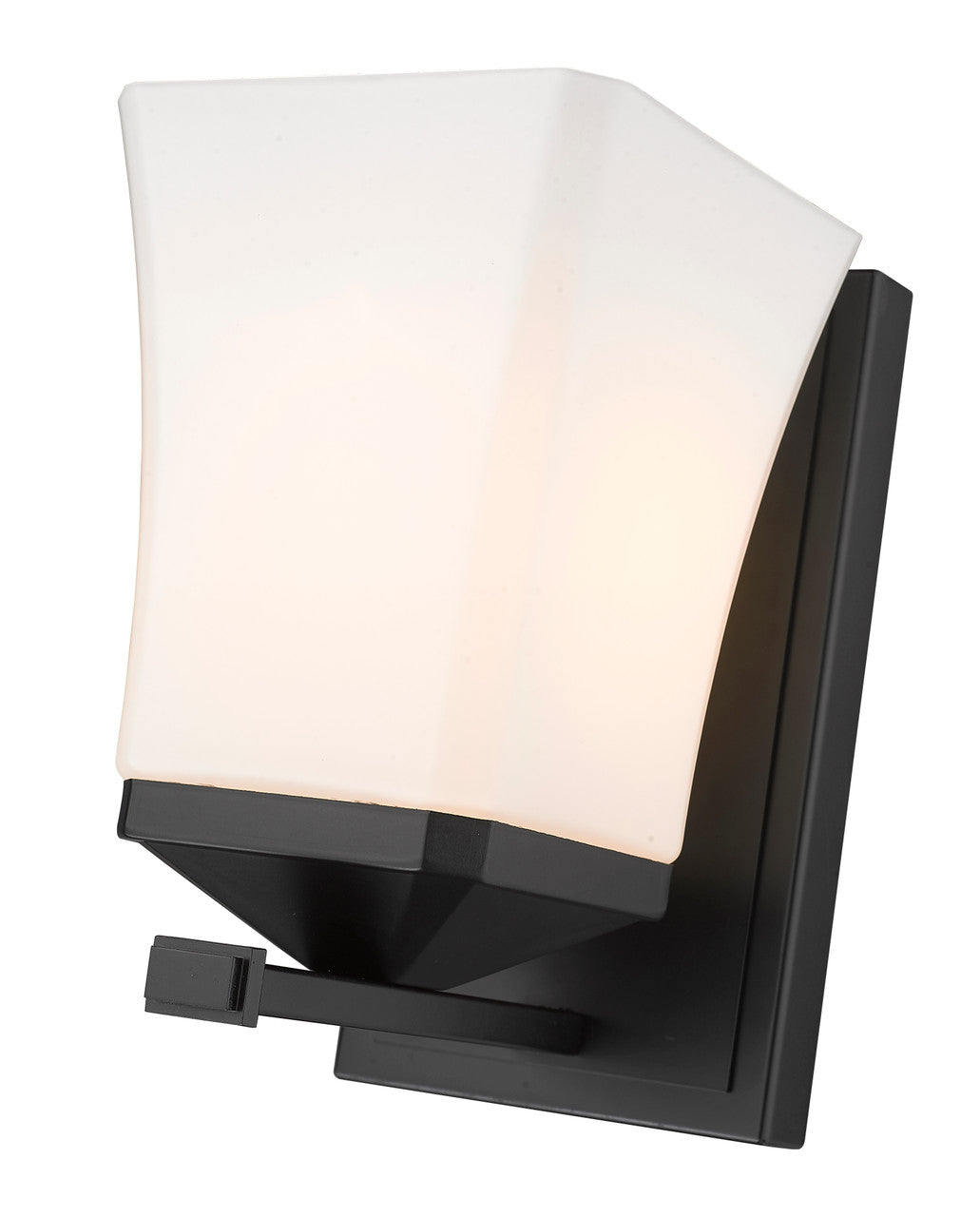 Z-Lite Darcy 1 Light Wall Sconce in Matte Black 1939-1S-MB