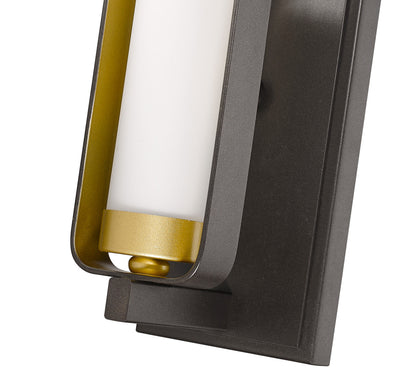 Z-Lite Aideen 1 Light Wall Sconce in Bronze Gold 6000-1S-BZGD