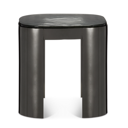 Currey & Co. Sev Graphite Accent Table 4000-0160