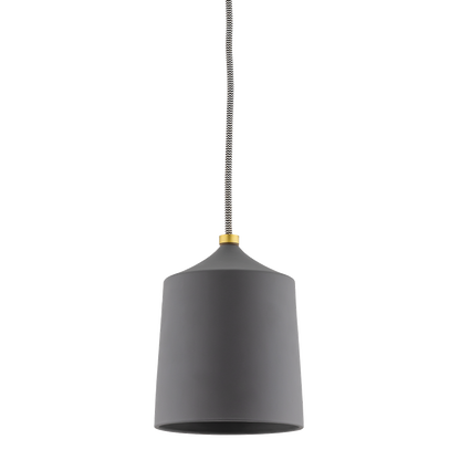 Mitzi 1 Light Pendant in Aged Brass/Matte Black H339701-AGB/MB