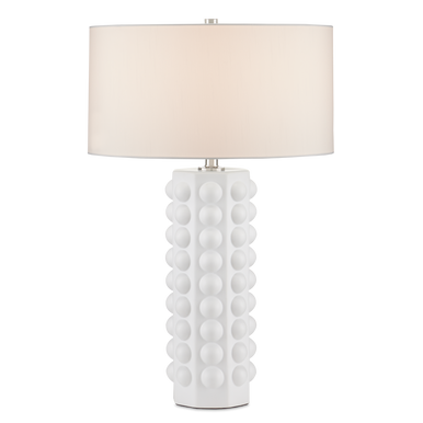 Currey & Co. Cassandra White Table Lamp 6000-0870