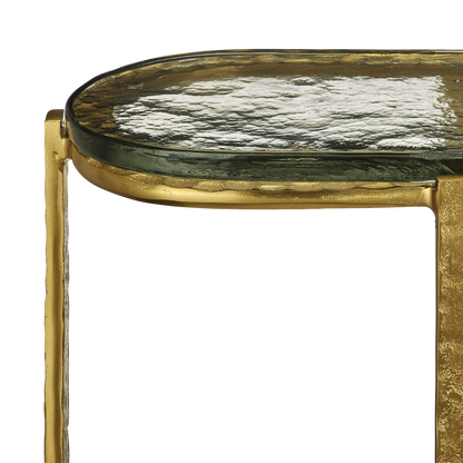 Currey & Co. Acea Gold Side Table 4000-0158