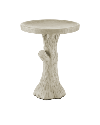 Currey & Co. Faux Bois Medium Bird Bath 2200-0045