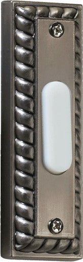 Quorum Door Chime Button in Antique Silver 7-303-92