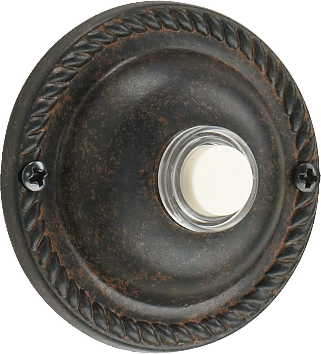 Quorum Door Chime Button in Toasted Sienna 7-305-44