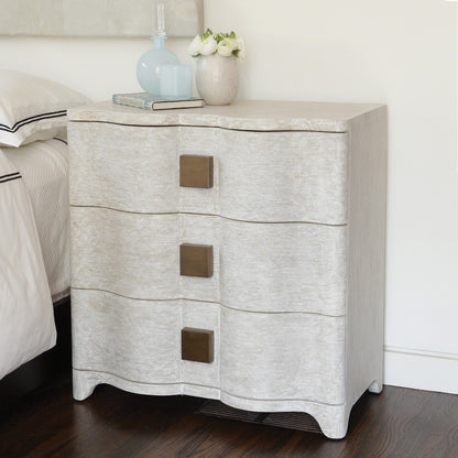 Global Views Toile Linen Bedside Chest 7.20053