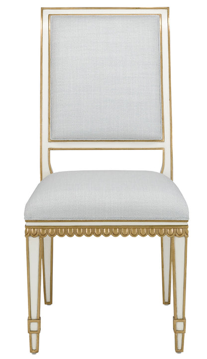 Currey & Co. Ines Mist Ivory Chair 7000-0152