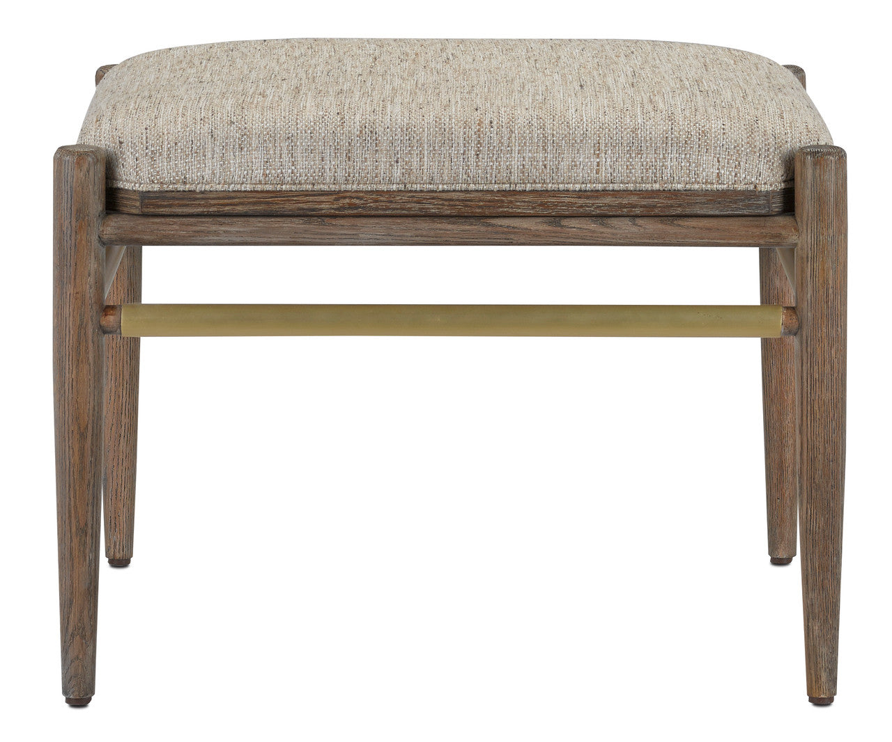 Currey & Co. Visby Calcutta Pepper Ottoman 7000-0282