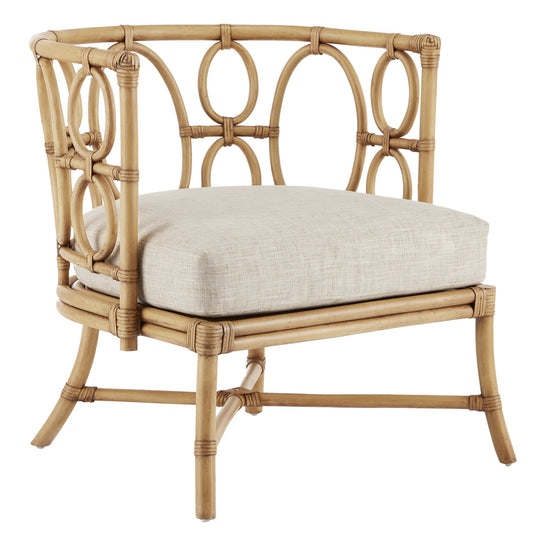 Currey & Co. Tegal Finn Natural Chair 7000-0582