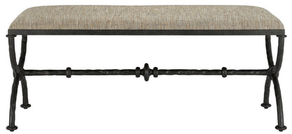 Currey & Co. Agora Peppercorn Bench 7000-0802