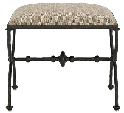 Currey & Co. Agora Peppercorn Ottoman 7000-0992