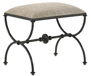 Currey & Co. Agora Peppercorn Ottoman 7000-0992