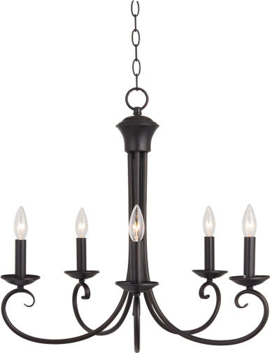 Maxim Loft 5-Light Chandelier in Oil Rubbed Bronze 70005OI