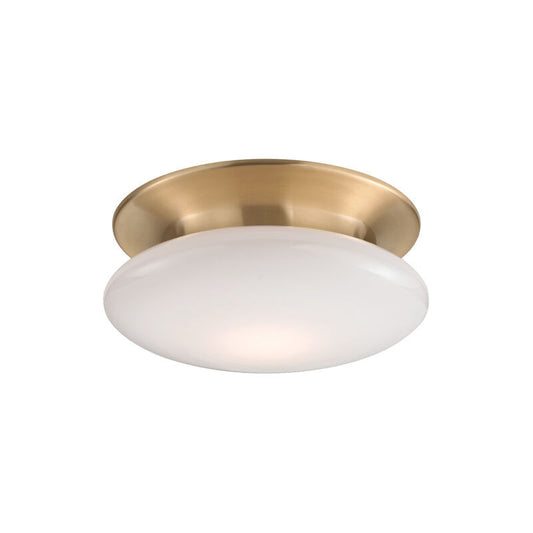 Hudson Valley Lighting Irvington Flush Mount in Satin Brass 7012-SB