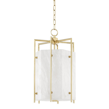 Hudson Valley Lighting Flatbush Lantern in Aged Brass 7014-AGB