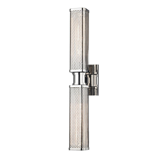 Hudson Valley Lighting Gibbs Wall Sconce in Polished Nickel 7032-PN