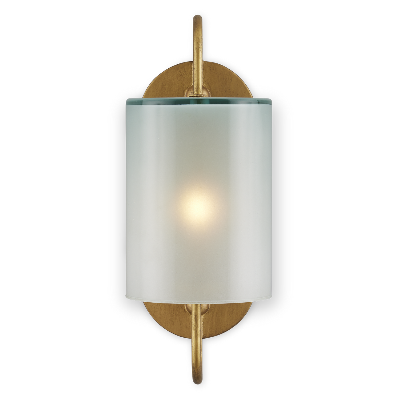 Currey & Co. Glacier Brass Wall Sconce 5800-0024