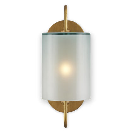 Currey & Co. Glacier Brass Wall Sconce 5800-0024