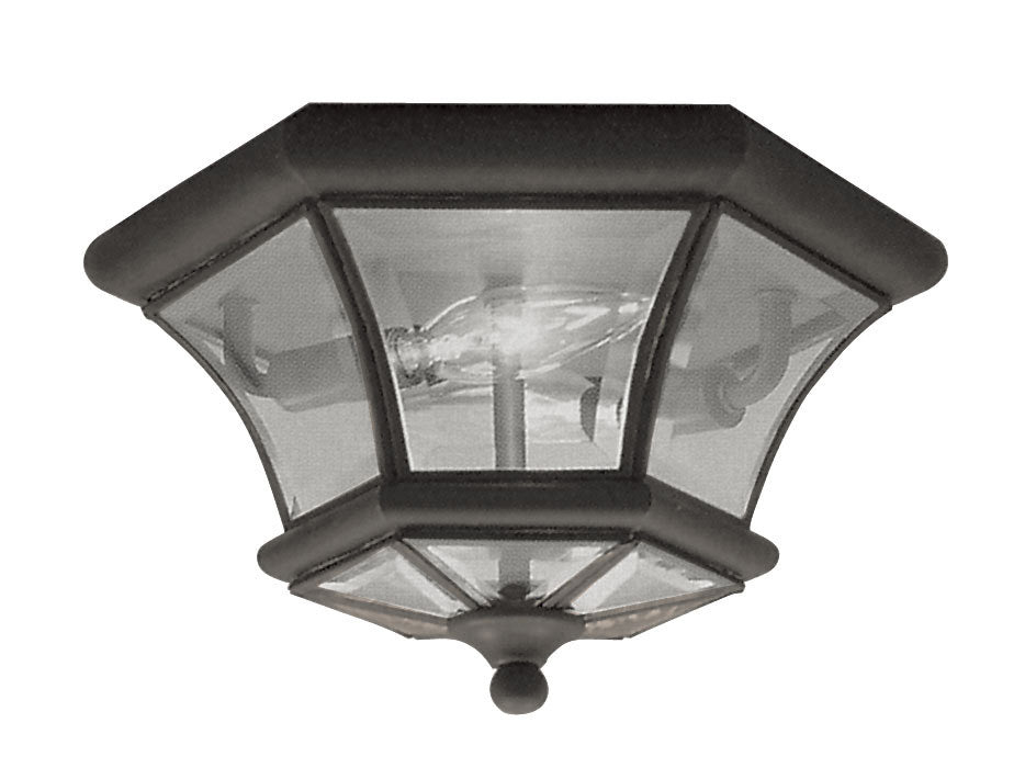 Livex Lighting Monterey/Georgetown Collection 2 Light Bronze Ceiling Mount in Bronze 7052-07