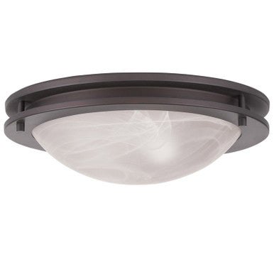 Livex Lighting Ariel Collection 2 Light Bronze Ceiling Mount in Bronze 7058-07