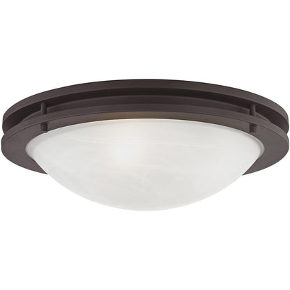 Livex Lighting Ariel Collection 3 Light Bronze Ceiling Mount in Bronze 7059-07