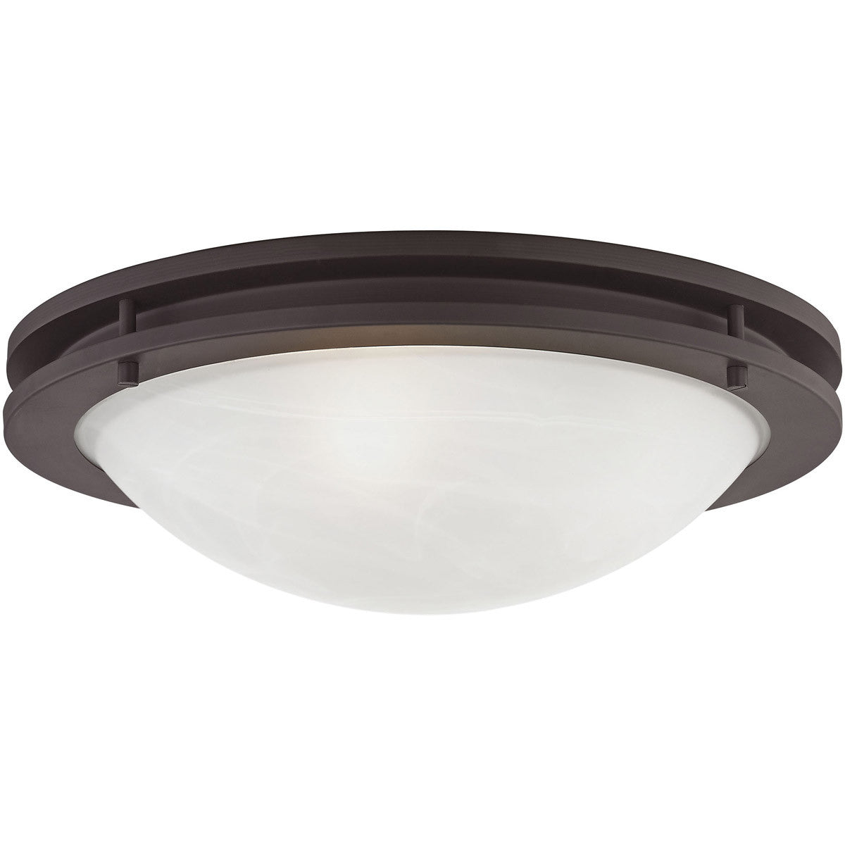 Livex Lighting Ariel Collection 3 Light Bronze Ceiling Mount in Bronze 7059-07