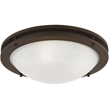 Livex Lighting Ariel Collection 3 Light Bronze Ceiling Mount in Bronze 7059-07