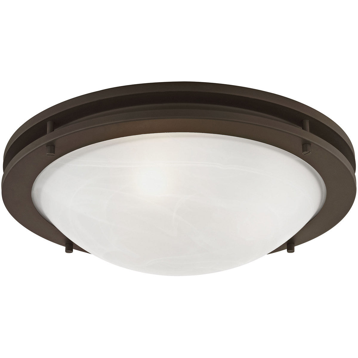 Livex Lighting Ariel Collection 3 Light Bronze Ceiling Mount in Bronze 7059-07