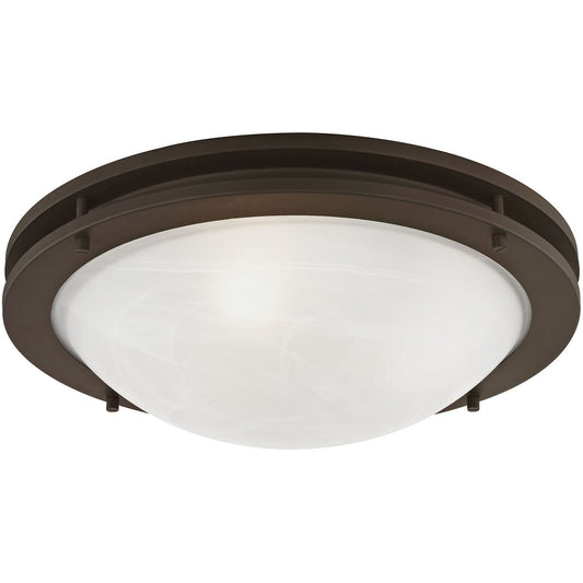 Livex Lighting Ariel Collection 3 Light Bronze Ceiling Mount in Bronze 7059-07