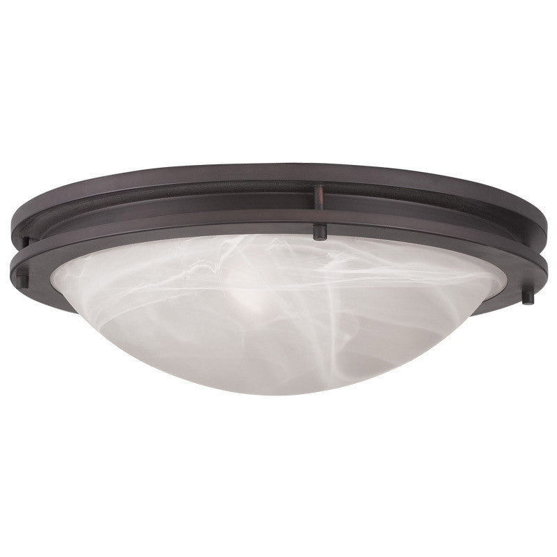 Livex Lighting Ariel Collection 3 Light Bronze Ceiling Mount in Bronze 7059-07