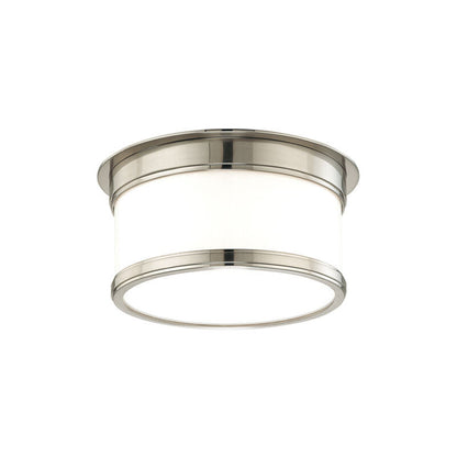 Hudson Valley Lighting Geneva Flush Mount in Satin Nickel 709-SN