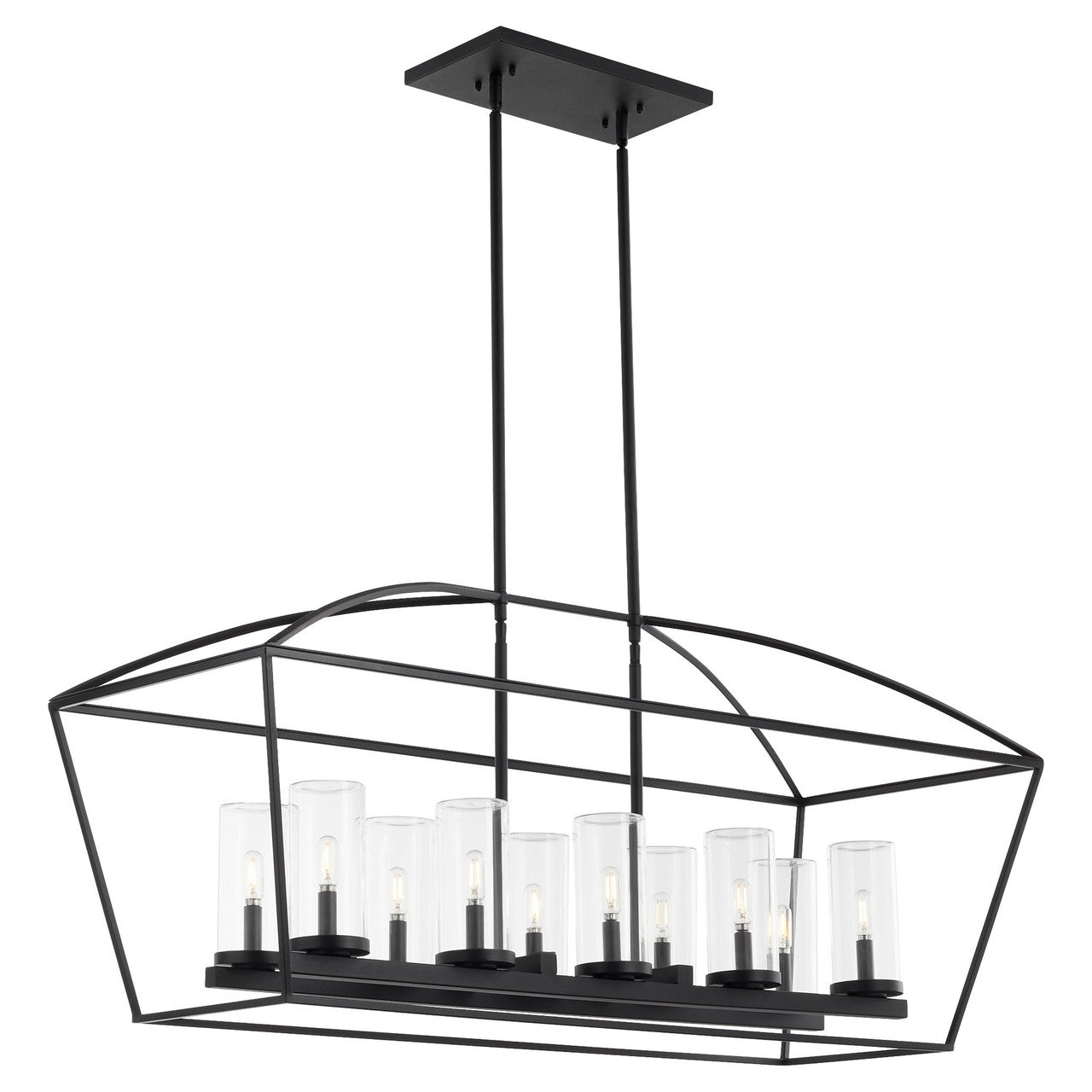 Quorum  Odeon 10 Light Wet Linear - Matte Black 71-10-59