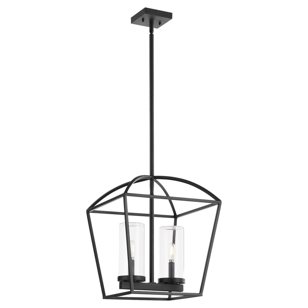 Quorum  Odeon 2 Light Wet Pendant - Matte Black 71-2-59