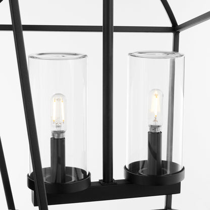 Quorum  Odeon 2 Light Wet Pendant - Matte Black 71-2-59