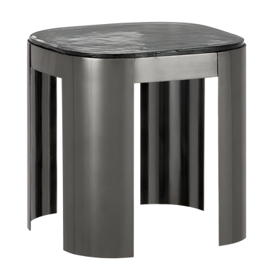 Currey & Co. Sev Graphite Accent Table 4000-0160