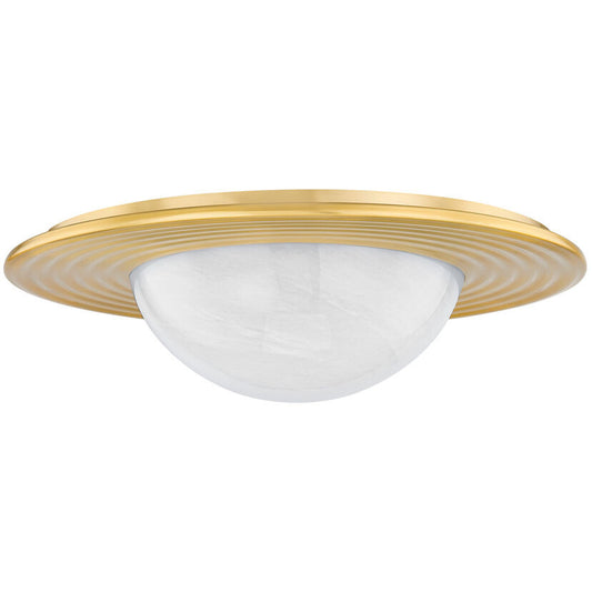 Hudson Valley Lighting Geraldton Flush Mount in Aged Brass 7116-AGB