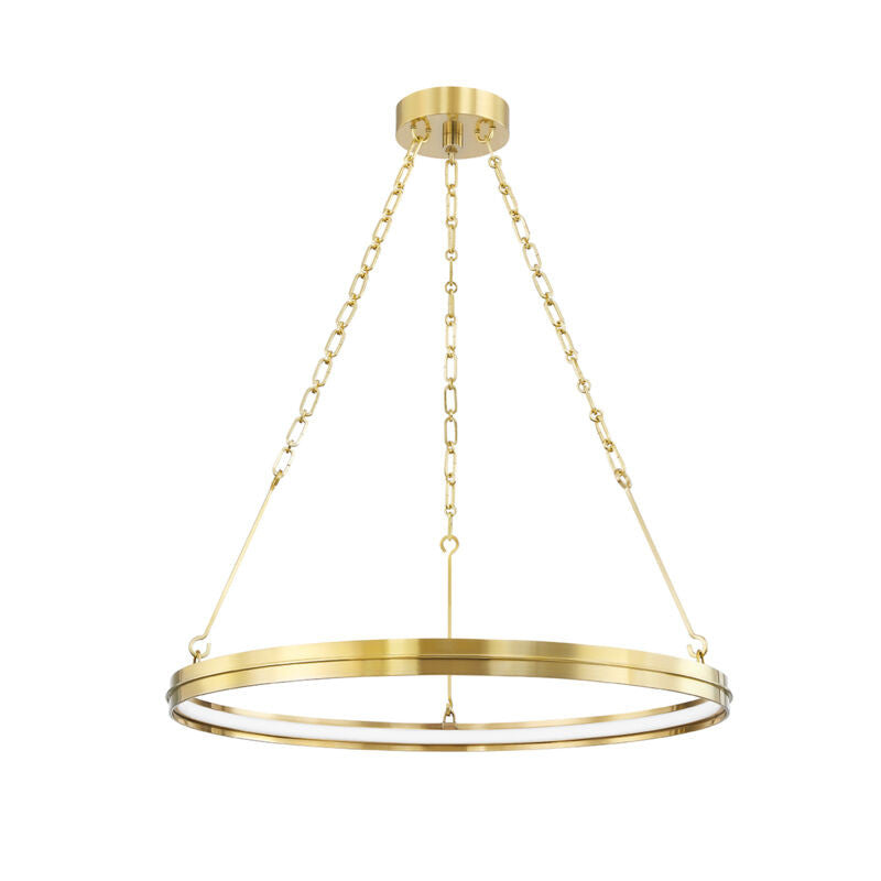 Hudson Valley Lighting Rosendale Chandelier in Aged Brass 7128-AGB