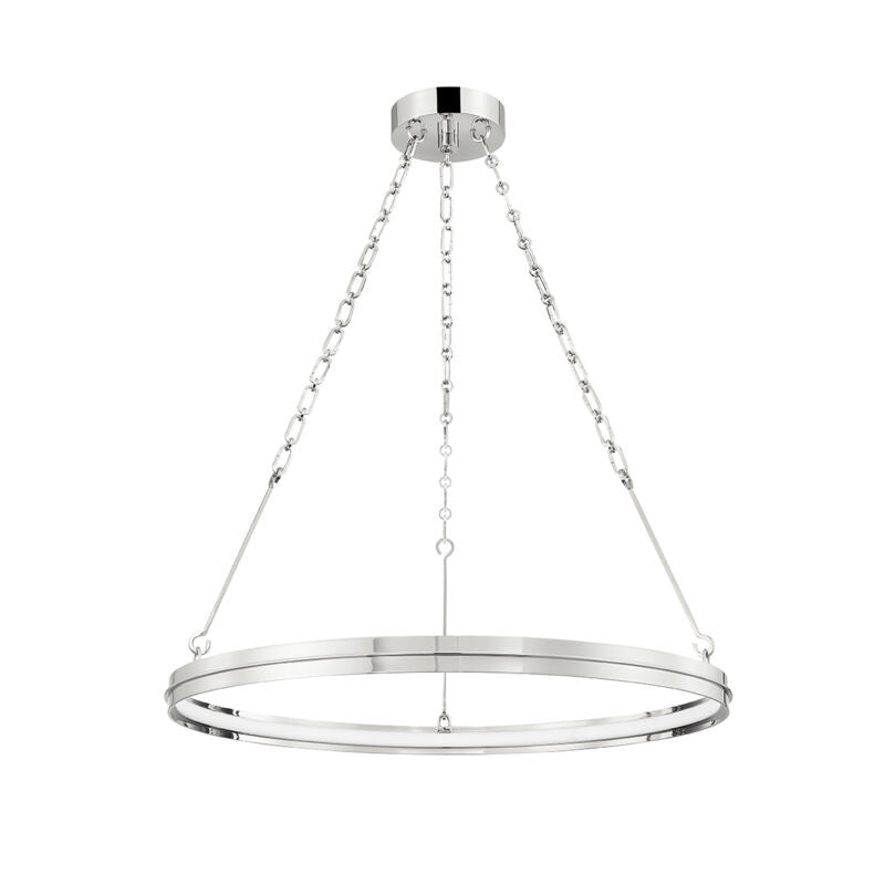 Hudson Valley Lighting Rosendale Chandelier in Polished Nickel 7128-PN