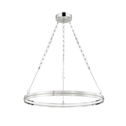 Hudson Valley Lighting Rosendale Chandelier in Polished Nickel 7128-PN