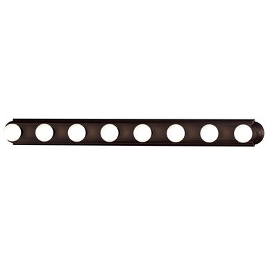 Maxim Essentials 8-Light Racetrack Bath Vanity Light in Oil Rubbed Bronze 7128OI