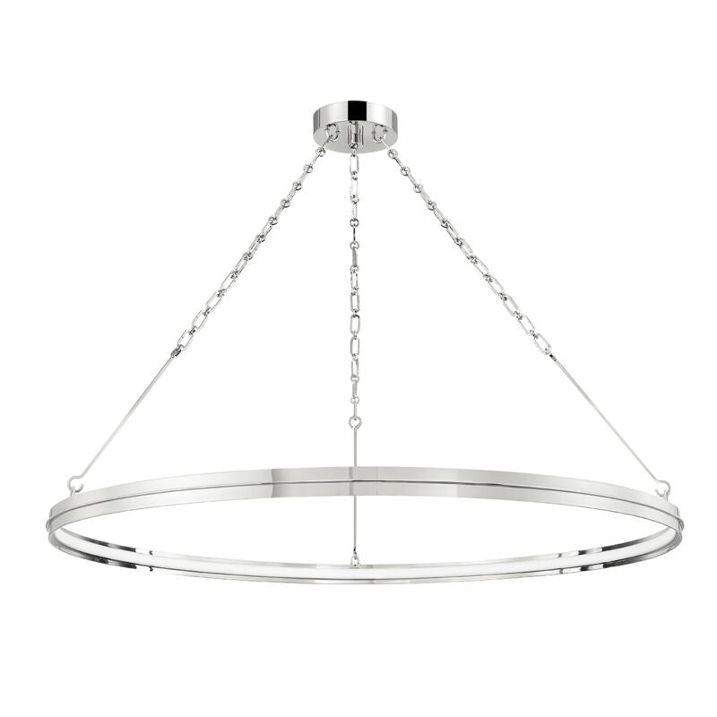 Hudson Valley Lighting Rosendale Chandelier in Polished Nickel 7142-PN