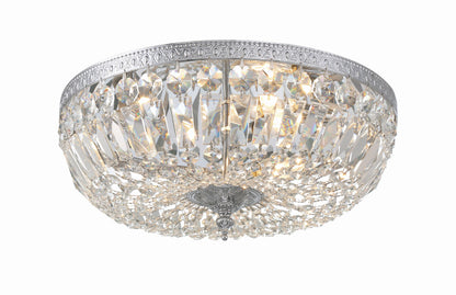 Crystorama Crystorama 3 Light Swarovski Strass Crystal Polished Chrome Ceiling Mount 716-CH-CL-S