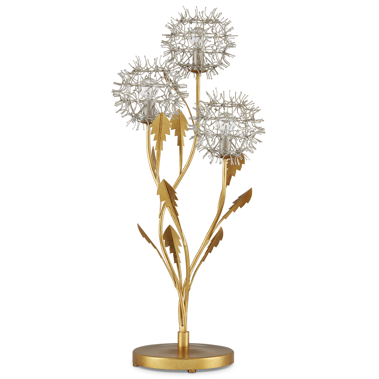 Currey & Co. Dandelion Silver & Gold Table Lamp 6000-0895