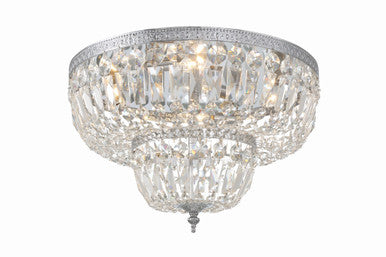 Crystorama Crystorama 4 Light Spectra Crystal Polished Chrome Ceiling Mount 718-CH-CL-SAQ