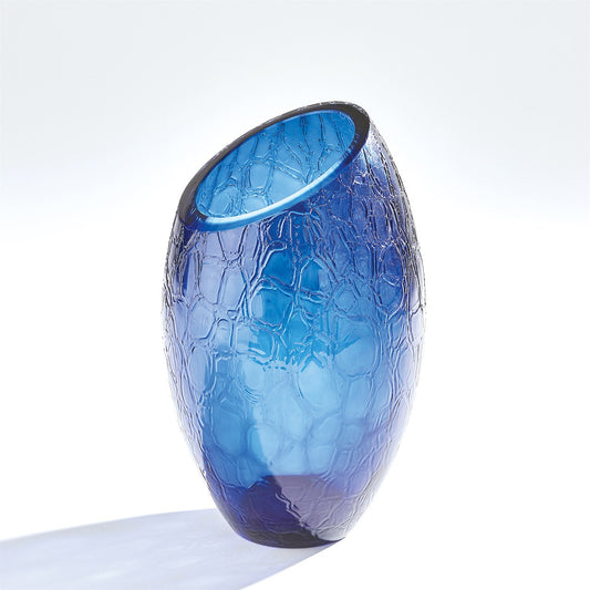 Global Views Studio A Home Volcano Vase-Blue-Large 7.30211